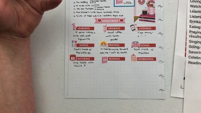 Memory Plan With Me | February 2019 | Paper & Glam Stickers | Inkwell Press Planner