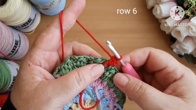 داءرة كروشيه بطريقة مختلفة متعددة الاستخدام ( بوك _ شنطة _ مفرش _ سجادة _ كوستر ) #bags_crochet
