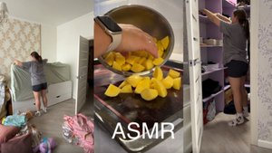 асмр моего дня / уборка квартиры / мотивирую на чистоту 🏠