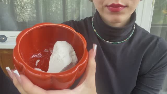 ASMR 🧊 | Айсберг | Сухой хруст мелом 🩵 смотреть онлайн