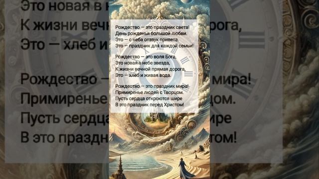 Рождество — это праздник... # христианские стихи и музыка