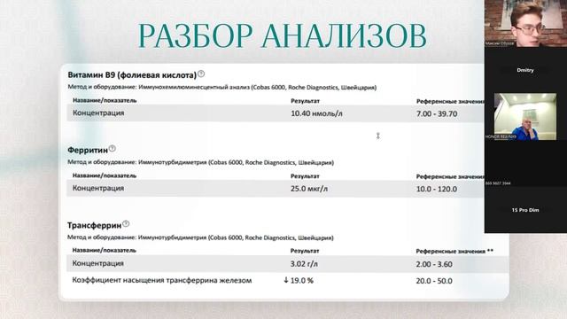 Эфир железодефицит