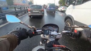 Хватательный рефлекс и отсутствие ABS при торможение на мотоцикле