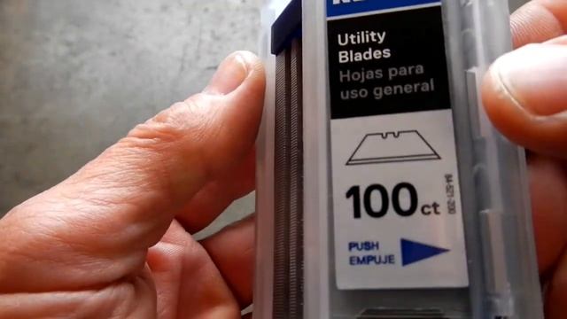 Kobalt 200 count Utility Blades for $9.98 item 2491097 Model 84-0522-0000 смотреть онлайн