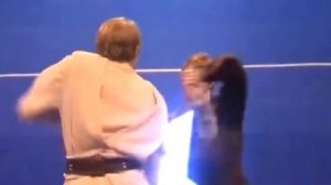 Star Wars Test Footage: Anakin vs Obi-Wan (with sound effects)