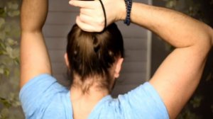 КАК СДЕЛАТЬ ПУЧОК парню/мужчине❓ ТРИ лёгких способа  Туториал как и чем убрать волосы