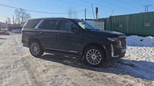 Отзыв о Флорида 56 ! Доставили из США в Москву !  2022 Cadilac Escalade Platinum Diesel !