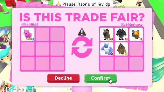 Win Fair or Lose? Neon Pink Cat Trade | Adoptme Roblox смотреть онлайн