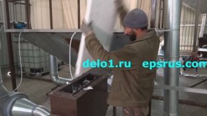 Монтаж линии по производству пенопласта в Иордании.