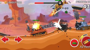 Вау! Битва танков в hills of Steel!