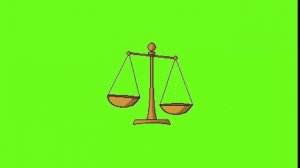 Футаж на хромакее  весы