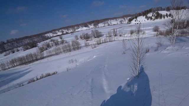 На снегоходе, через урочище Валово смотреть онлайн