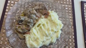 Приготовил после работы. Печень куриная на скорую руку