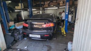 Замена Вариатора на Контракный у Mitsubishi Lancer 1.8