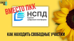 Поиск свободных участков на НСПД: выставляем правильные настройки