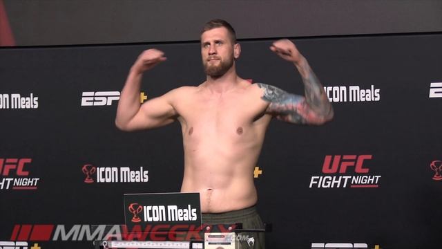 UFC Vegas 90 WEIGH-INS: Brendan Allen vs Chris Curtis