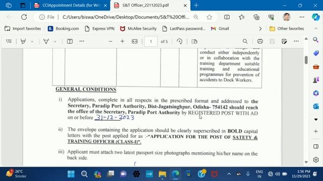 Paradip Port Authority Recruitment 2023 || Odisha Latest Jobs || Odisha Fast Job смотреть онлайн