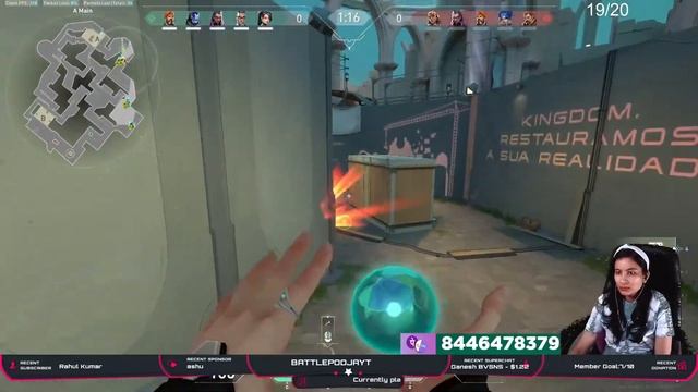 VALORANT LIVE STREAM || "NewModeStart" || !discord !id !insta !pointshelp #valorantindia #girlgamer смотреть онлайн