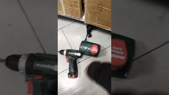 Аккумуляторная дрель шуруповёрт METABO PwerMaxx BS смотреть онлайн