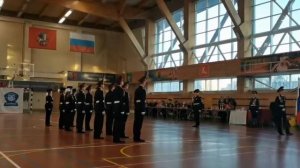Выступление 10у на строевом смотре (вторая камера)