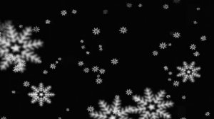 Футаж снежинки на черном фоне