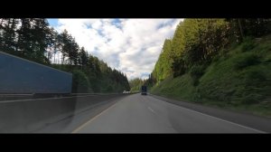 Орегон, на север по Интерстейт 5 в реальном времени. 1440p 60 fps