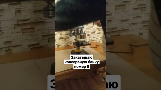 Станок для закатки жестяных консервных банок #станокдлязакаткиконсервныхбанок
