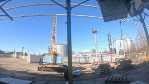 Покраска металлоконструкций безвоздушником.