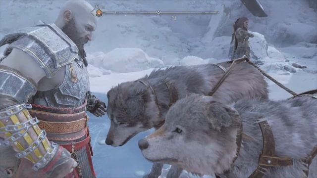 KRATOS AND HIS WOLF CONVERSATION - KRATOS DOESN’T KNOW HIS WOLF ARE GIRLS смотреть онлайн