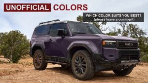 Three-Door Toyota Land Cruiser 2025 - Short Version of Upcoming Off-Roader for USA with 3 Doors