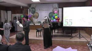 Юбилейный концерт посвященный 55-летию школы. Часть 1