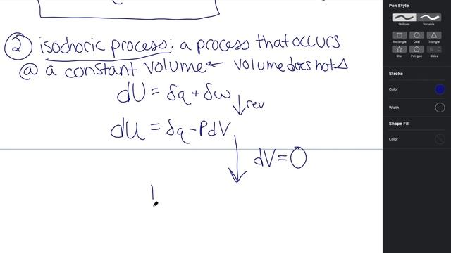 Thermochemistry: Isobaric, Isochoric, Isothermal, and Adiabatic Processes
