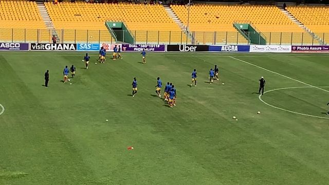 HEARTS OF OAK WARMUP SESSION AHEAD OF REAL TAMALE UNITED GAME