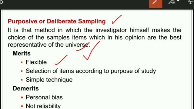 Sampling || Methods of Sampling class 11 ||