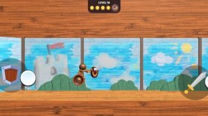 прошёл босса (слоника) в игре Wood guy часть 1