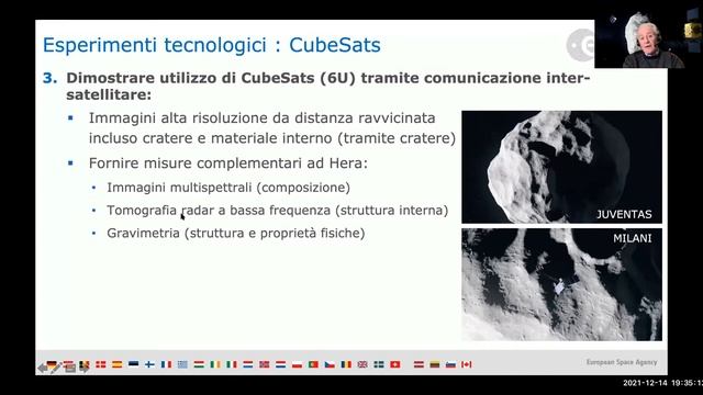 Giornata Nazionale dello Spazio 2021- Dr. Paolo Ferri, "Hera: un progetto per la difesa planetaria" смотреть онлайн