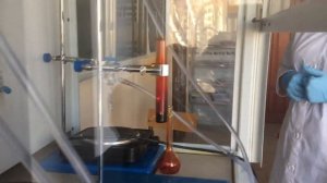 Реакция взаимодействие брома с алюминием | Reaction of bromine with aluminum