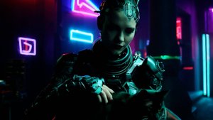 SYNTH10, AlaeLam - Silicon Heart (Official AI Generated Video) | #synthwave #darksynth #cyberpunk