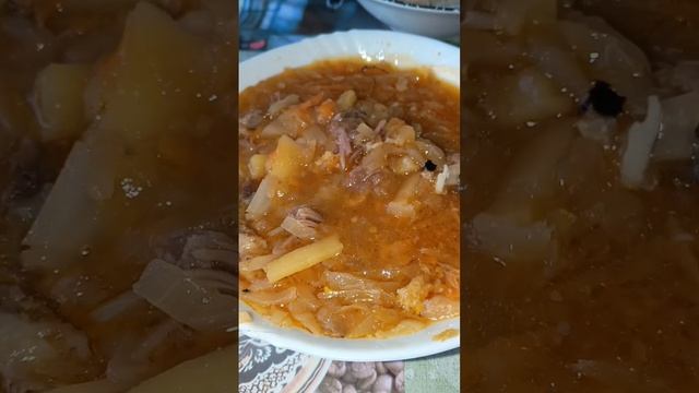 вкусный борщик из печи 1