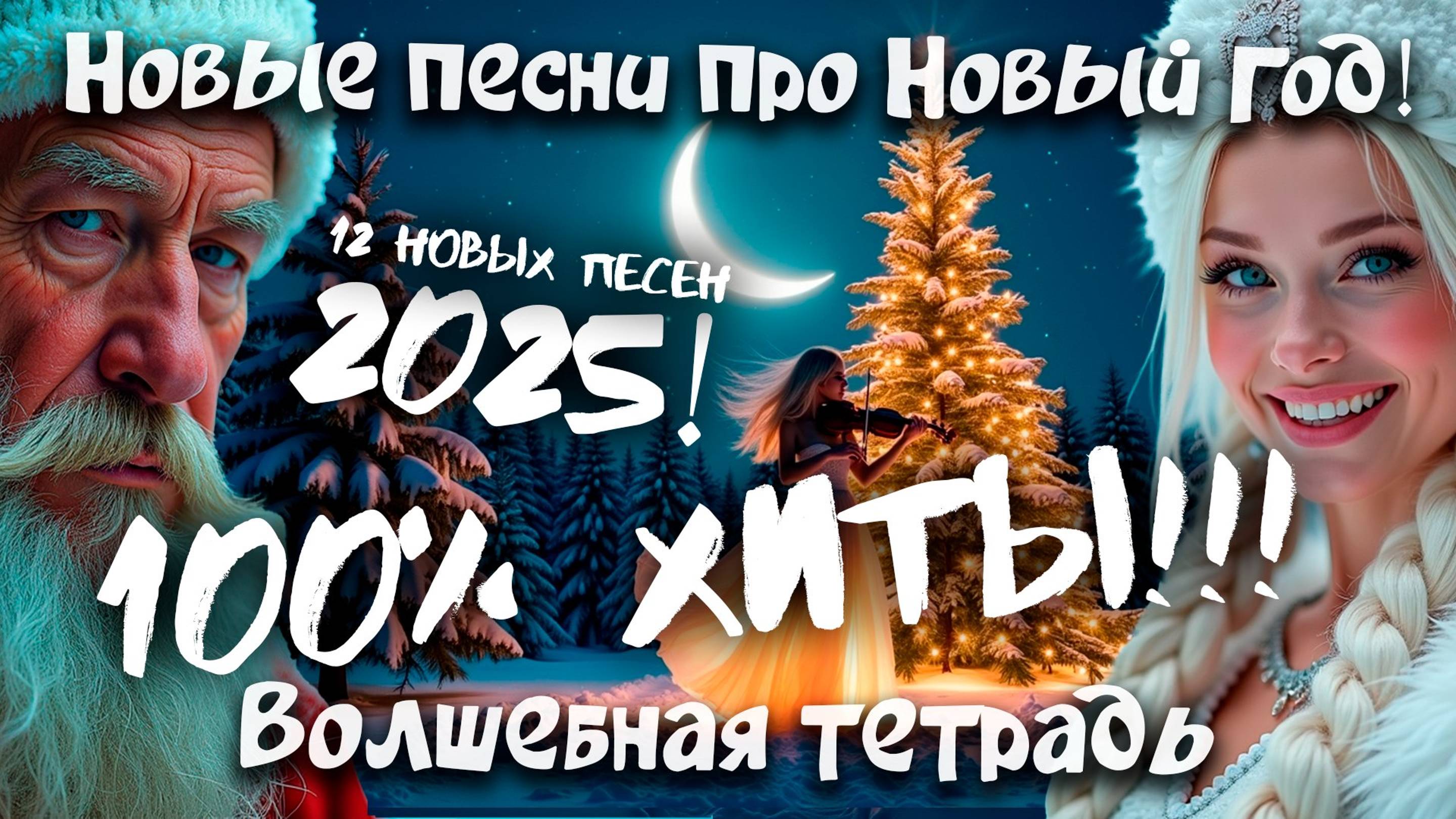 Включи Новый Год! Новые новогодние песни 2025. Новые новогодние Хиты на Рождество и Новый год 2025.