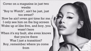 Ariana Grande ~ How I Look on You ~ Lyrics