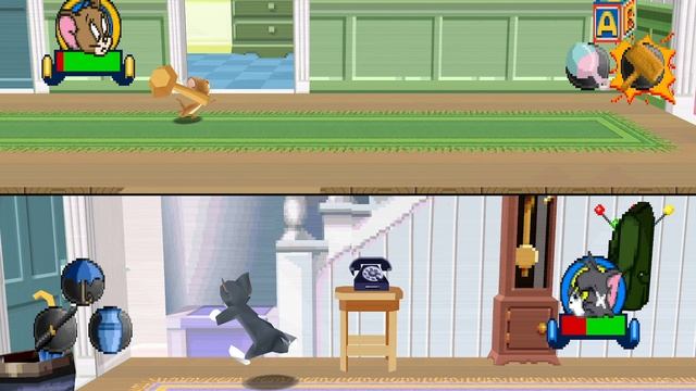 Tom and Jerry in House Trap (2000) [4K] [PS1] | Warthog Games | NewKidCo, Ubisoft