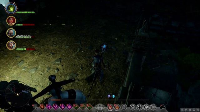 "Dragon Age_ Инквизиция" Битва с элементалем в самых глубинах.