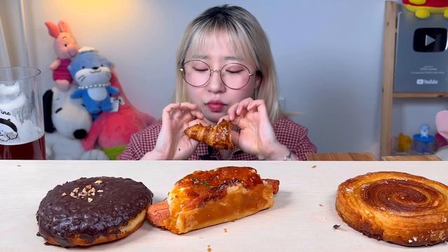 대전 성심당🍞 튀김소보로 초코튀소 소금빵 초코폭탄 작은메아리 빵 디저트 먹방 Dessert Mukbang