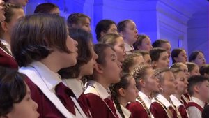 Журавлик - муз. С. Белоусов, сл. В. Орлов, исп. Большой детск. хор им. В. С. Попова
