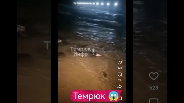 Экологическая катастрофа Темрюк 😱Мазут на пляже.