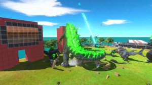 EVOLUTION of LEGO GODZILLA Size Comparison vs Team DARK GODZILLA 2014 x KONG x MECHAGODZILLA 2021