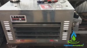 Работает теплогенератор на отработанном масле Lanair MX-150