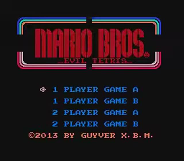 Mario Bros Evil Tetris. Автор: Guyver X.B.M.