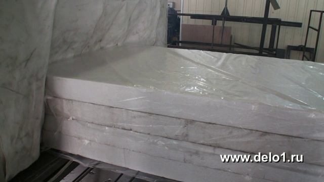 Линия для упаковки пенопласта в пленку. смотреть онлайн